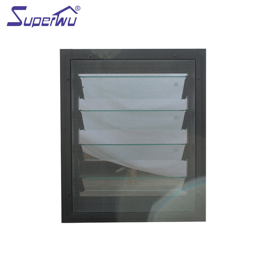 Superwu 6mm Clear Louvre Glass Louver Shutters with Factory Price