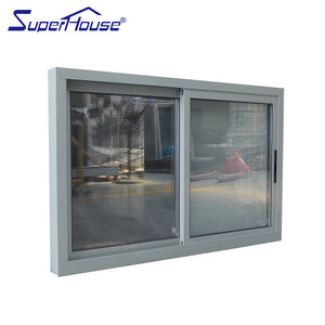 Superhouse Modern design customized sliding windows door system Double glass hurricane impact aluminium sliding window