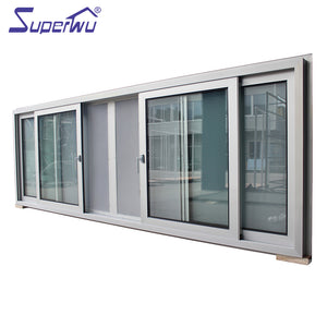 Superwu Australia standard aluminum sliding window glass sliding window