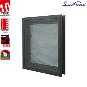 Superhouse High quality hot sale adjustable aluminium glass louvre window