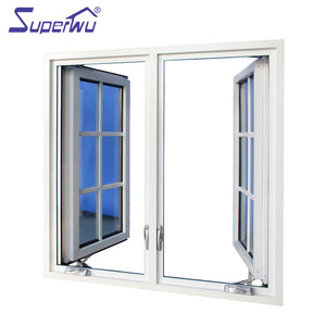 Superwu outward french opening aluminum casement window