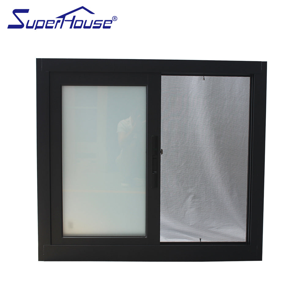 Superhouse Custom unbreakable clear tempered beveled glass sheet for aluminium frame house office sliding window supplier