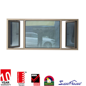 Superhouse American style aluminum frame tilt turn window for bathroom