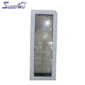 Superwu Hurrican proof double glass insulating glass aluminium casement door