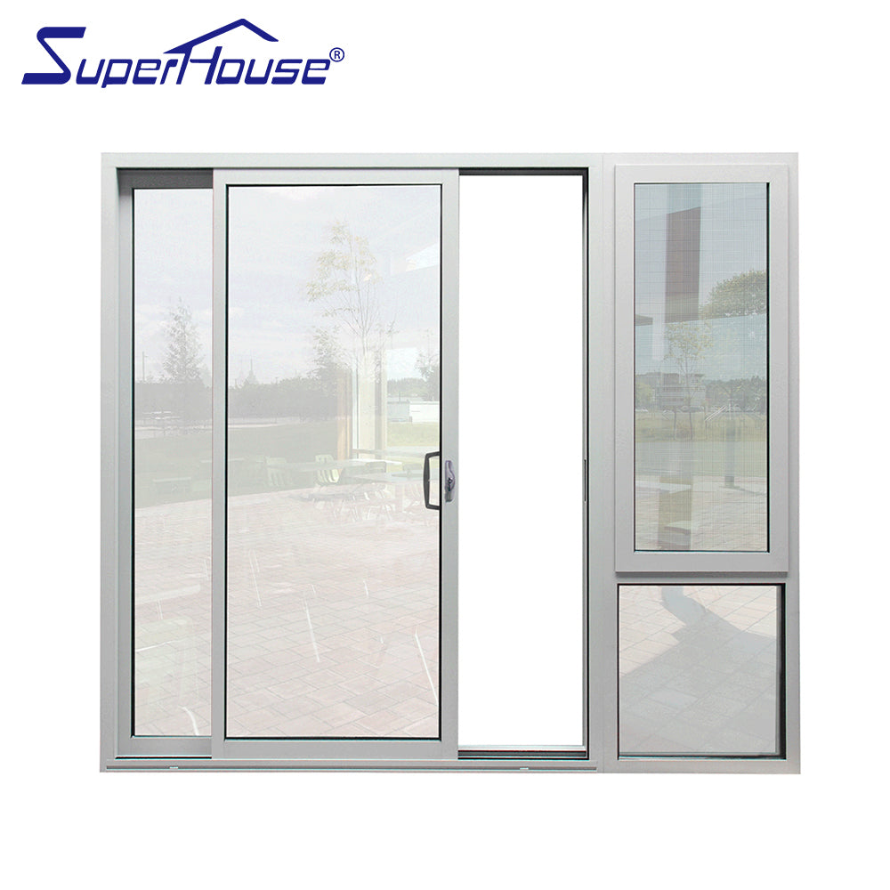 Superhouse Florida approved hurricane impact sliding door villa