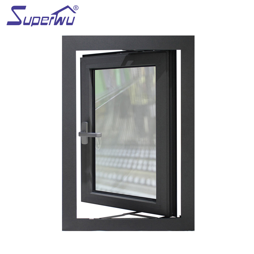Superwu NFRC Certification Aluminum Passive House Energy Efficient casement Windows