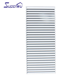 Superwu AS2208 Outdoor external aluminium alloy insulating glass sun shading louvre