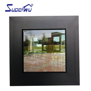 Superwu new French style with grill design aluminum casement passive window