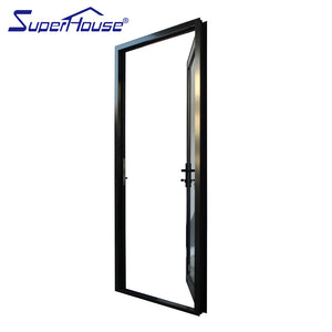 Superhouse AS2047 NFRC AAMA NAFS NOA standard Thermal break double glass aluminium french doors for sales