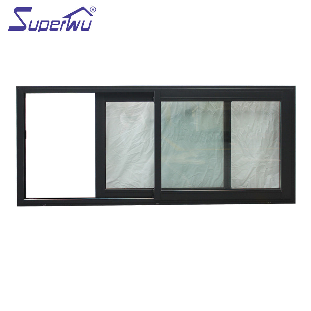 Superwu Australia standard AS2047 Aluminum thermal break glass sliding window double glazed window