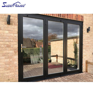 Superhouse North American market use thermal break folding door for villa