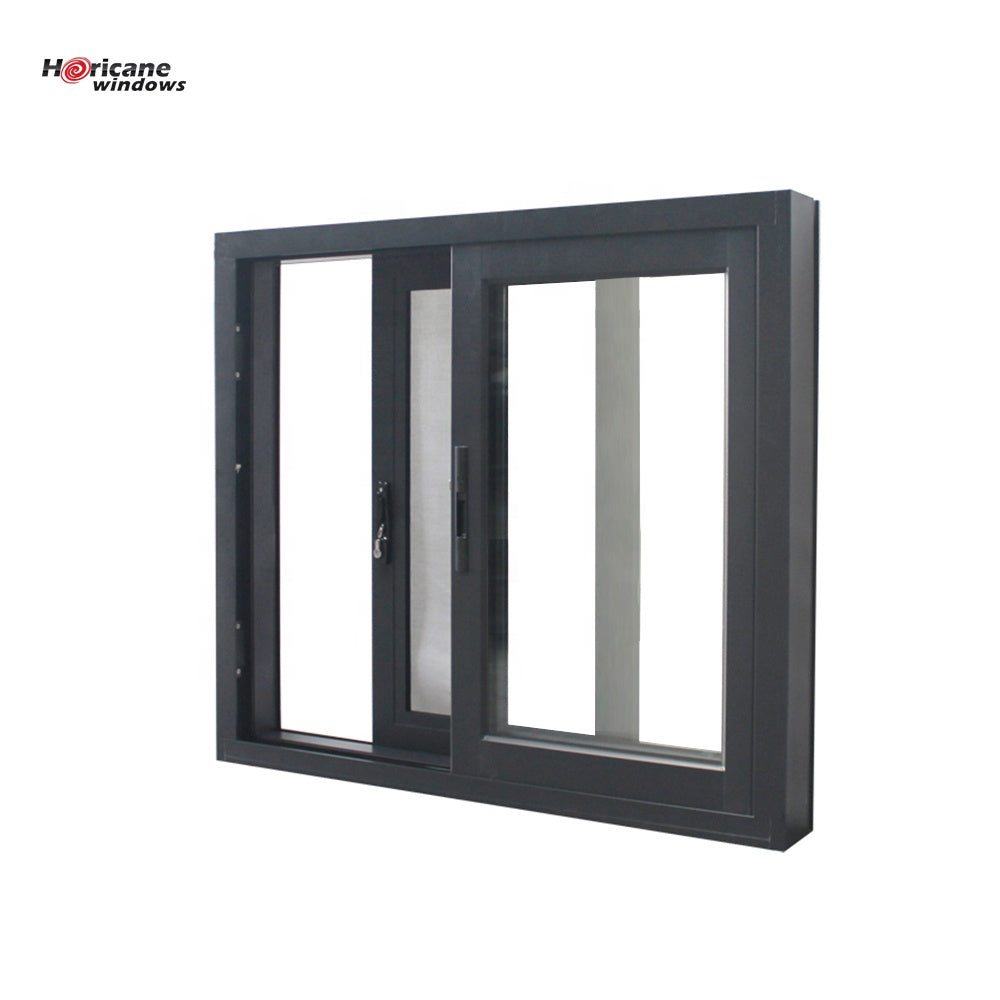 Superhouse New design double glazed aluminium profile sliding windows with mosquito net