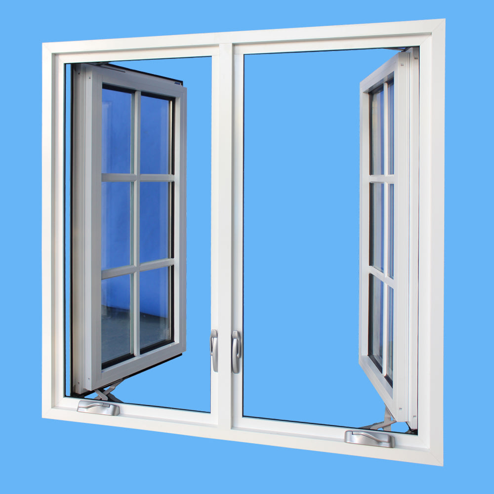 Superhouse heat resistance white color casement window