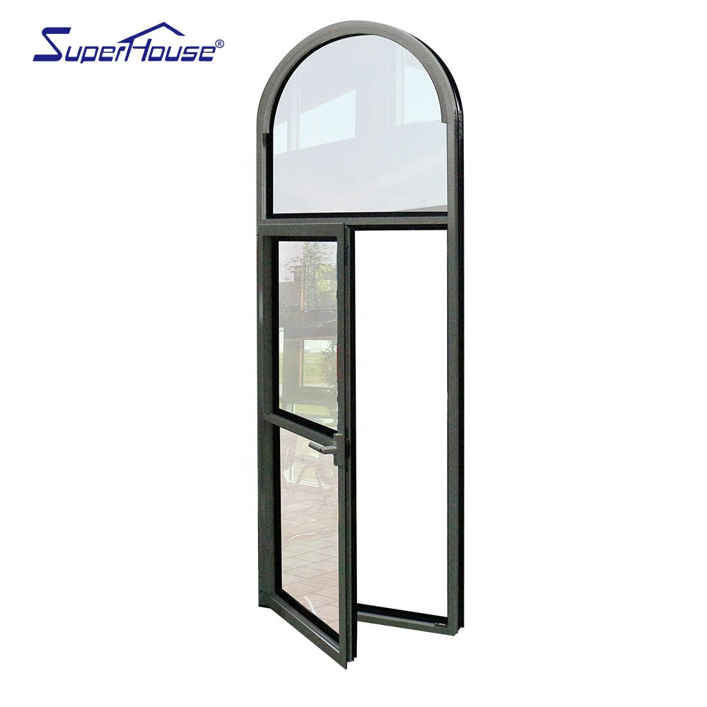 Superhouse Arched design EU style casement windows with colony bar
