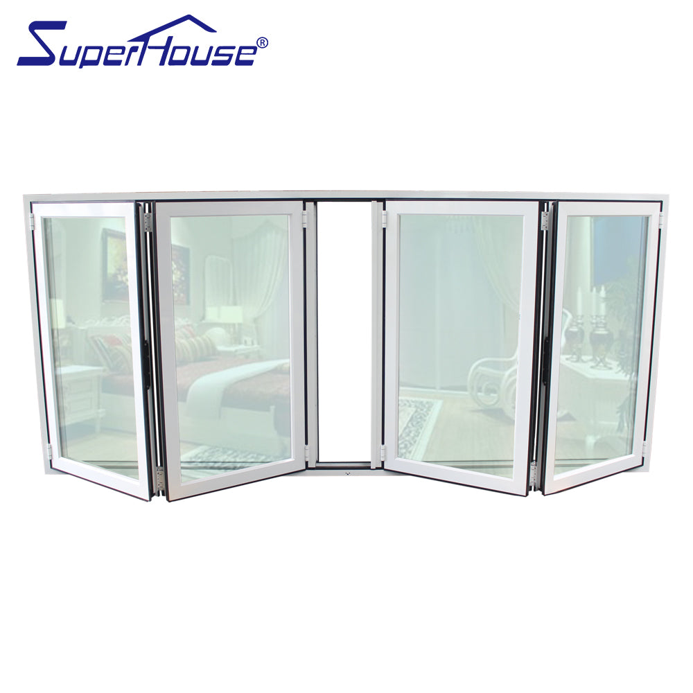 Superhouse 4 panels thermal break bi fold window