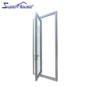 Superhouse AS2047 NFRC AAMA NAFS NOA standard commercial thermal break door glass french door