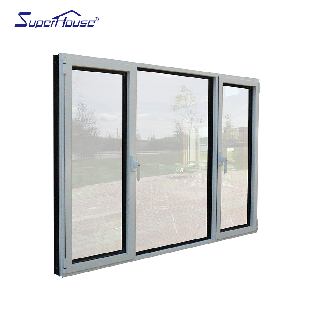 Superhouse aluminium profile windows double glass with argon window