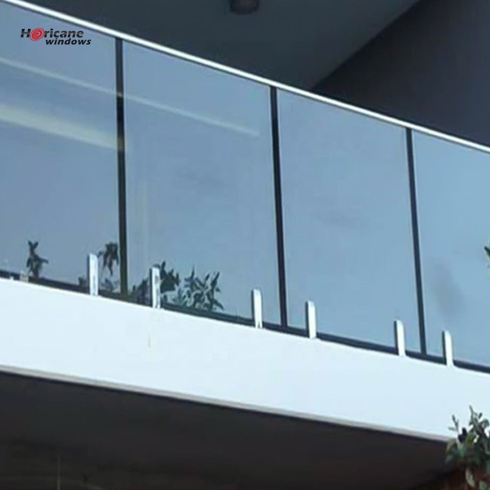 Superhouse u channel glass balustrade