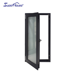 Superhouse Thermal break fire rated waterproof fixed glazing aluminum windows