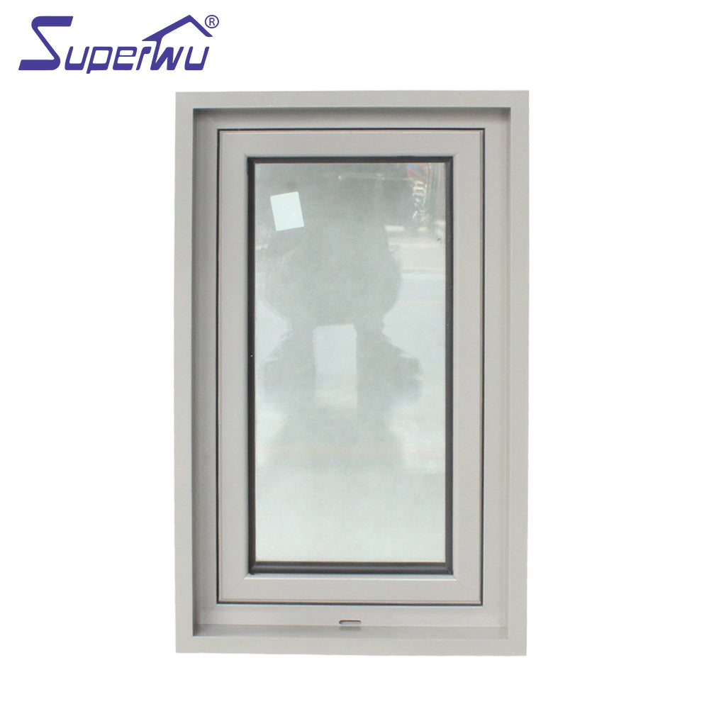 Superwu Hurrican Certified Sound Proofing Simple Design House Aluminum Tilt And Turn Window