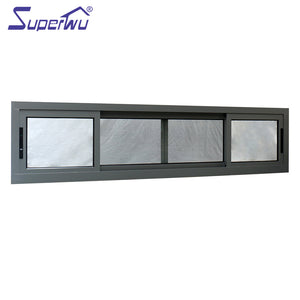 Superwu American impact proof aluminium two ways opening sliding window