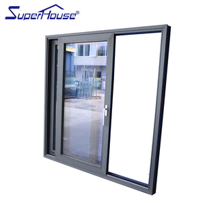 Superhouse High quality thermal break double glass anti theft sliding doors comply with AS2047 NOA NFRC standard