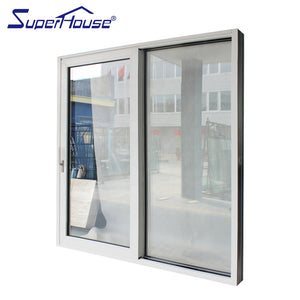 Superhouse USA Canada hot sale commercial system large glass windows aluminum sliding window