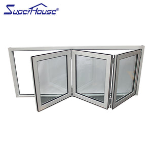 Superhouse aluminium 3 panel folding window