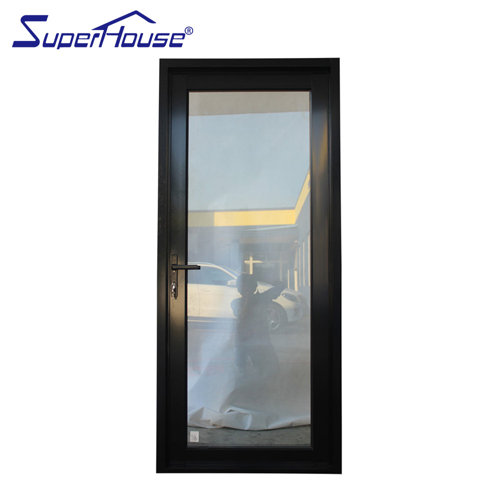Superhouse AS2047 NFRC AAMA NAFS NOA standard Thermal break double glass aluminium french doors for sales