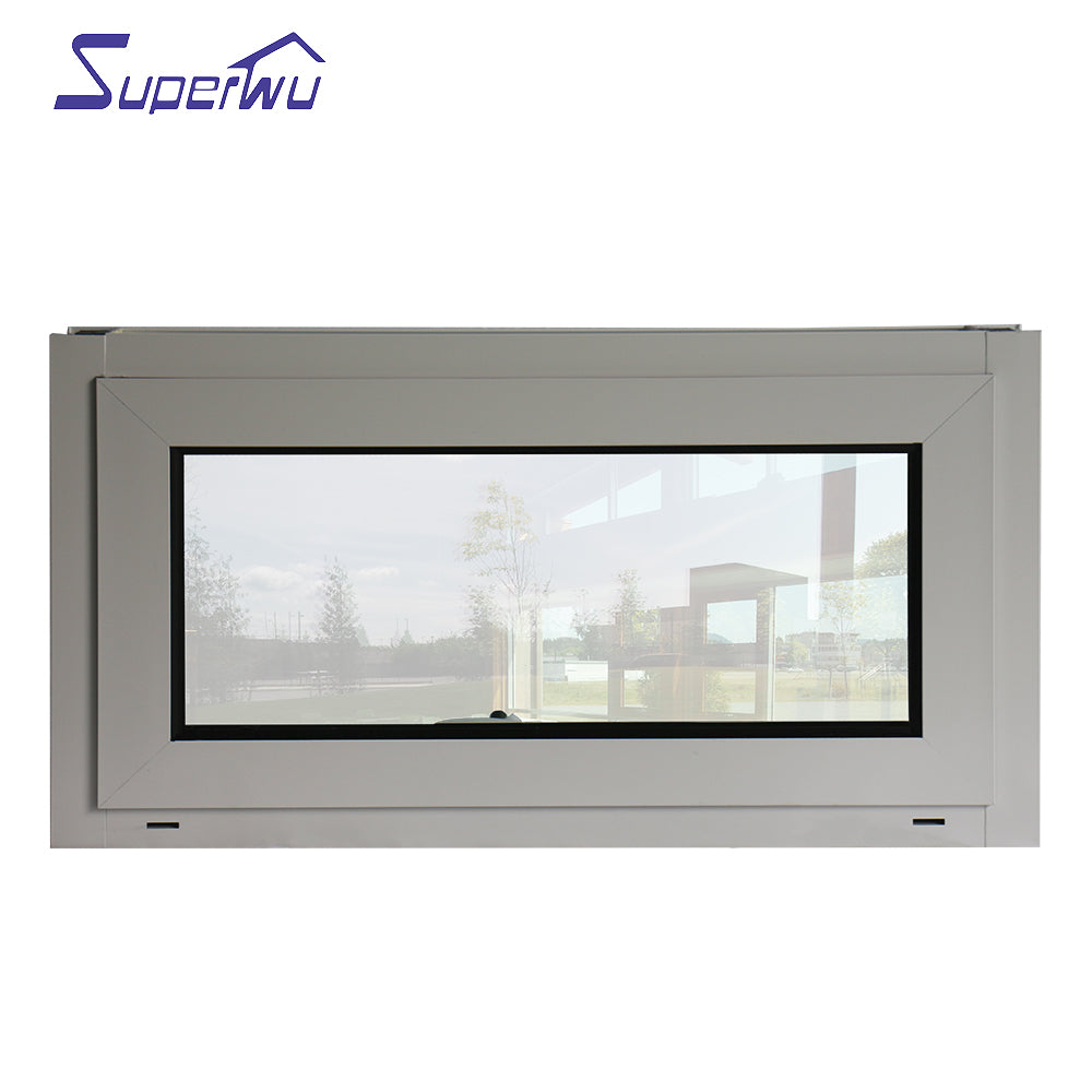 Superwu Australia Standard Matte Black Aluminium Double Glazed Awning Window