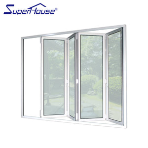 Superhouse Australia standard double glass bi fold doors