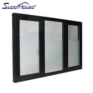 Superhouse Aluminum window frames sound proof casement window hot window design