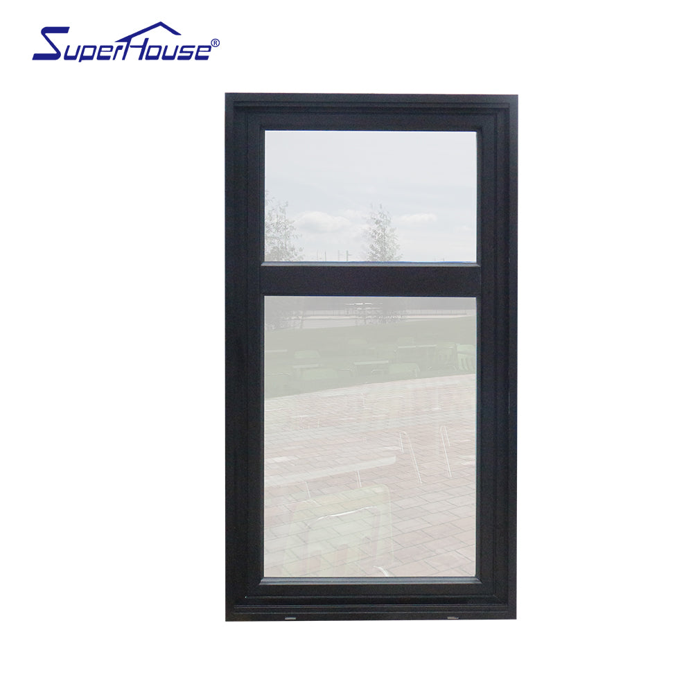 Superhouse USA Standard new design aluminum frame casement window with mosquito net