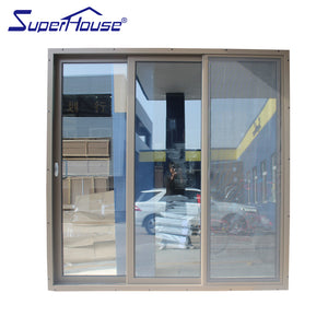 Superhouse 10 years USA America market experience to produce sliding door with grille aluminum door