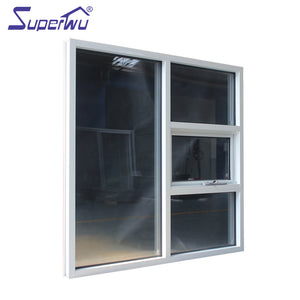 Superwu Hot Sale Good Quality New Design Cheap Aluminium Awning Windows From China Supplier Chain Winder Windows