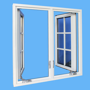 Superhouse North America NFRC and NOA and Australia AS2047 standard powder coating aluminum casement windows with grids