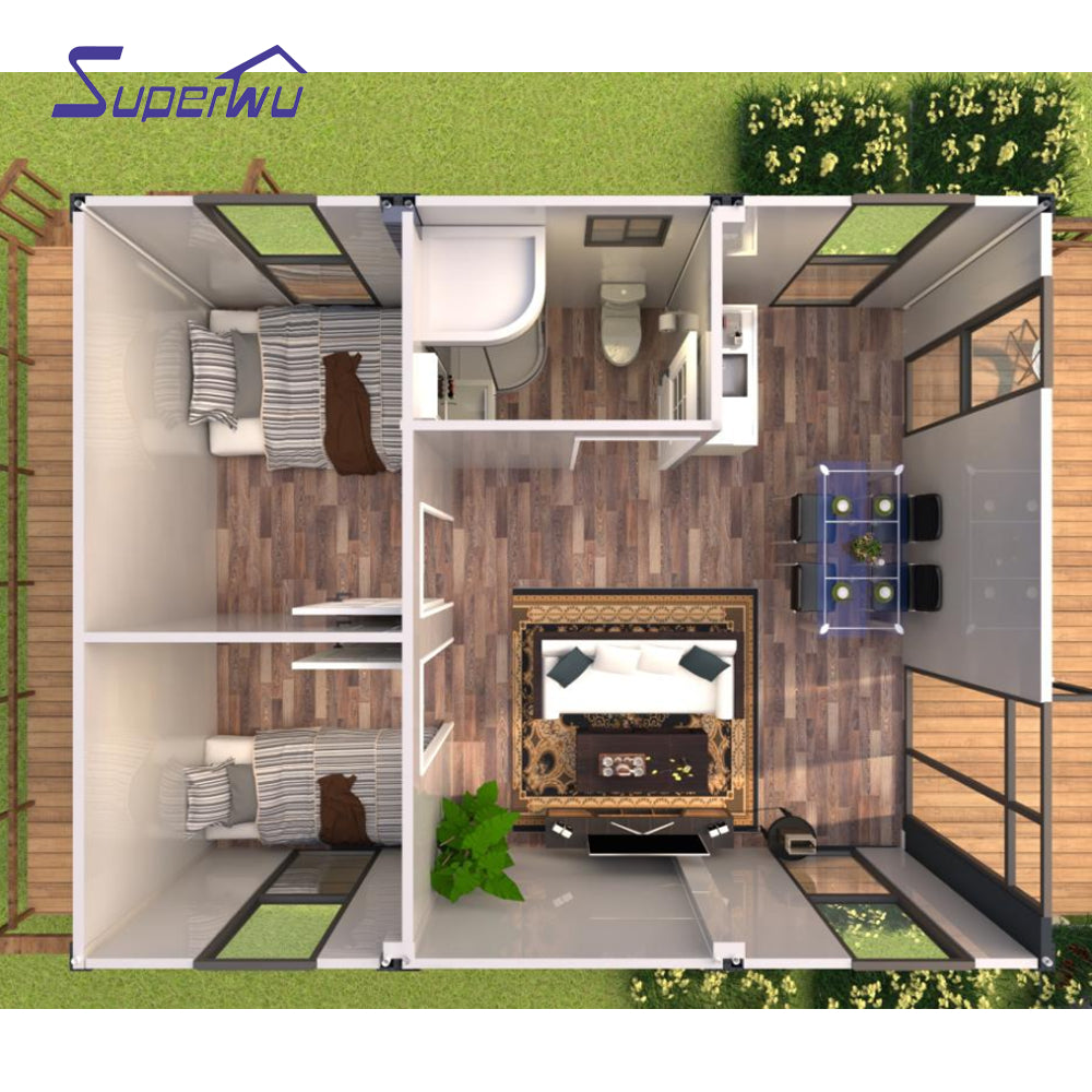 Superhouse New Product Expandable Prefab House Prefabricated Container House Apartment with High Quality under 100k