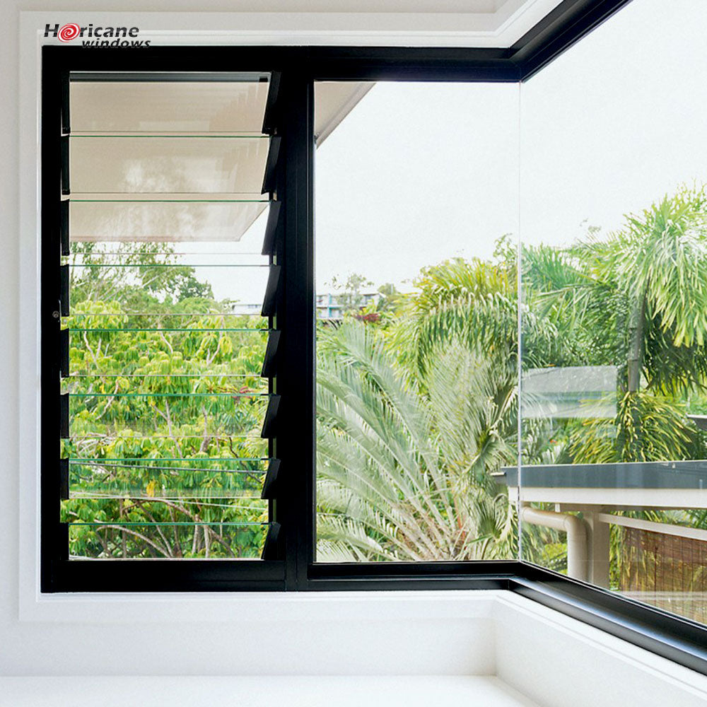 Superhouse New design custom jalousie blinds aluminium glass louvre windows