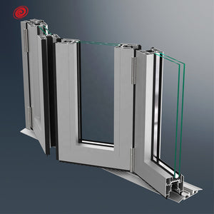 Superhouse New design manufacturer directly supply modern exterior folded glass aluminium bi fold door