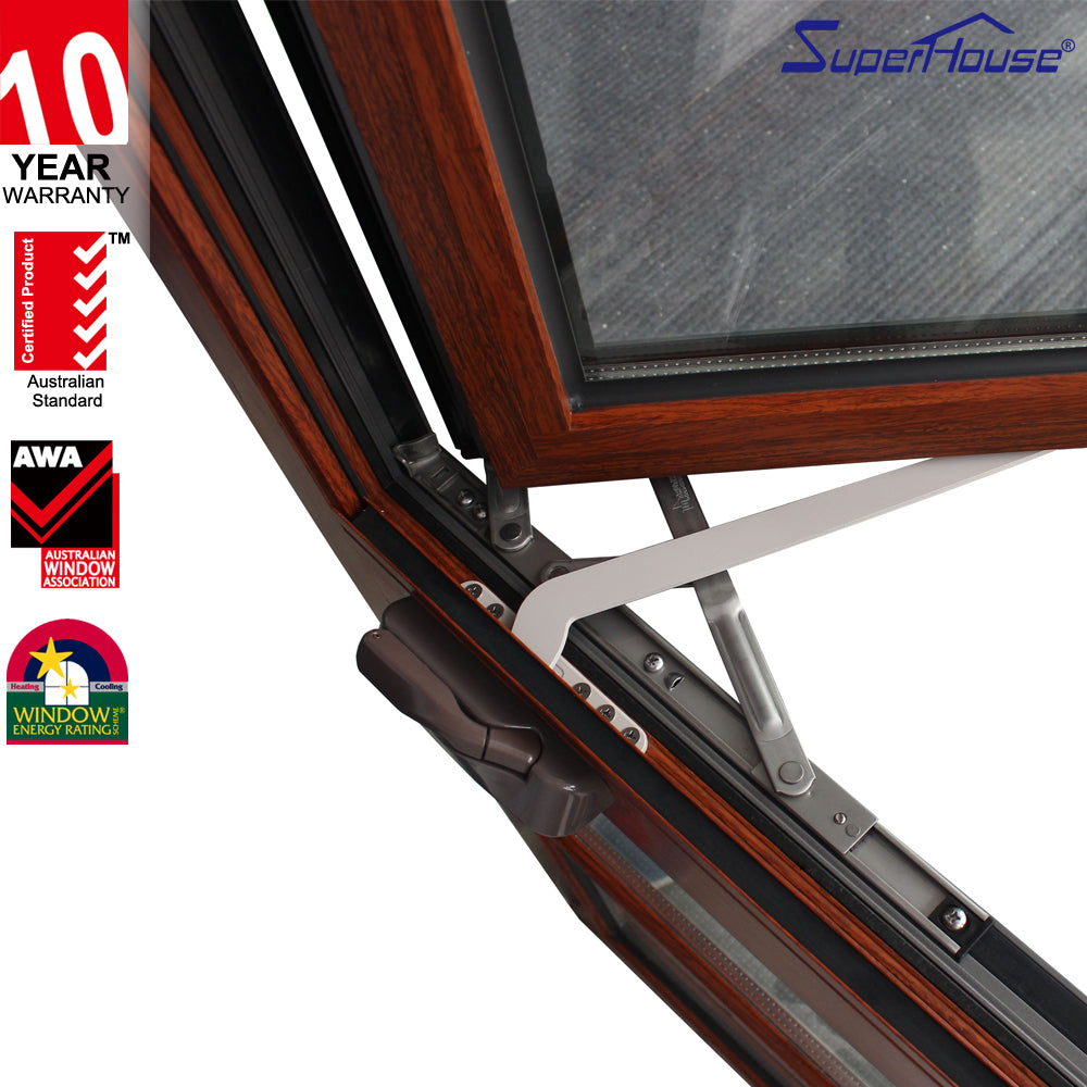 Superhouse American Crank Casement Window With Anodized Crank Handle