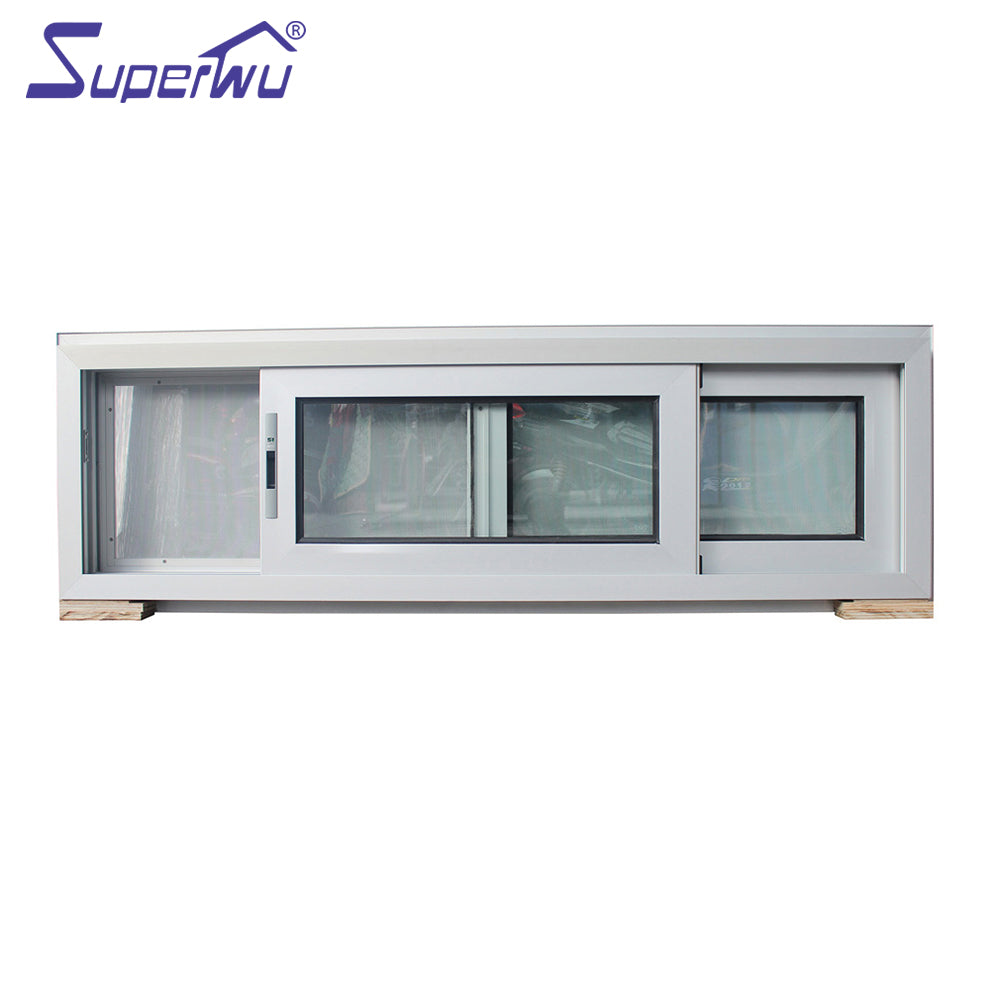 Superwu Sound Insulation Miami-Dade Aluminum Glass Sliding Window