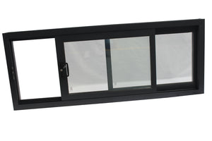 Superwu Australia aluminum black window sliding window double glazed window