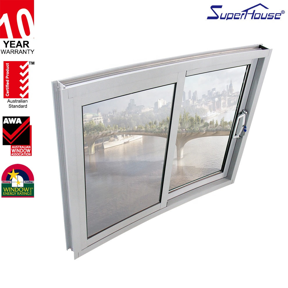 Superhouse aluminum customized Irregular glazed window