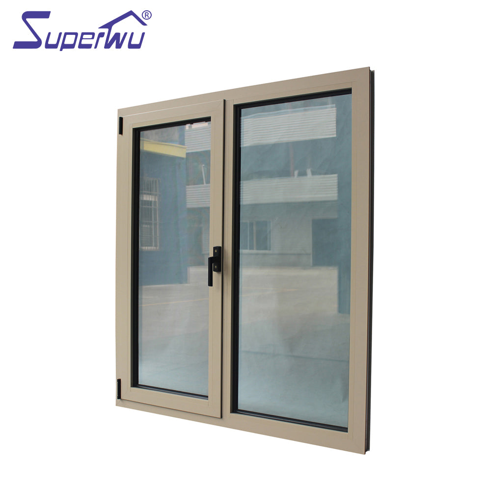 Superwu Australia standard aluminum windows and doors aluminium tilt and turn windows wholesale