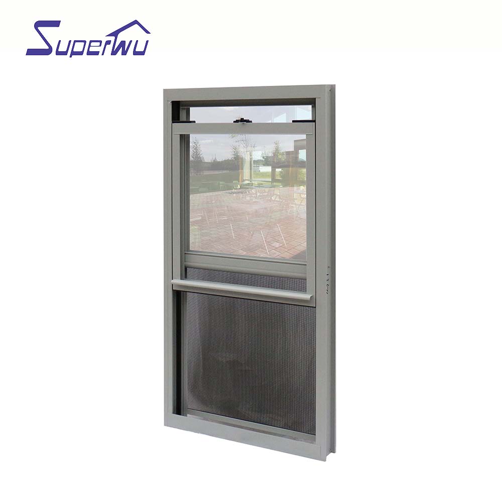 Superwu Customized sliding windows door system Double glass hurricane impact aluminium sliding window