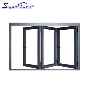 Superhouse High quality aluminum frame glass windows with retractable flyscreen