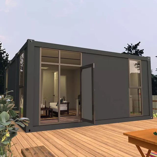 Modern Luxury container house ready made economical portable living cheap tiny home prefab house under 100k