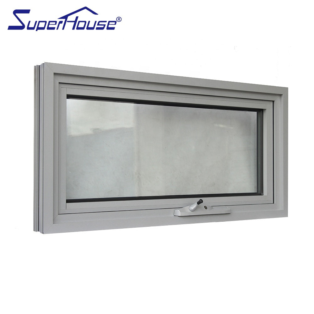 Superhouse Australia townhouse use single glazed aluminum awning windows