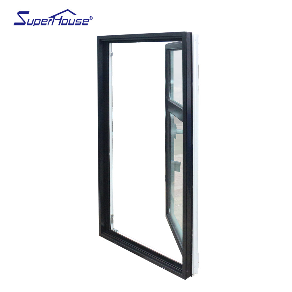 Superhouse USA Standard new design aluminum frame casement window with mosquito net