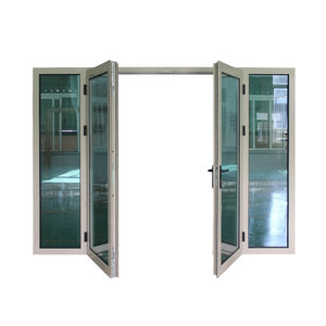 Superwu Australia standards aluminium alloy hinge door of white profile color cheap casement door french door